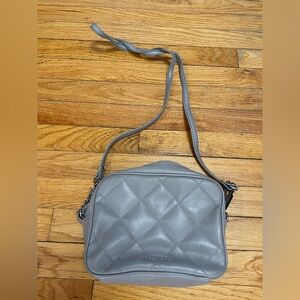 Nine West Gray Quilted Crossbody